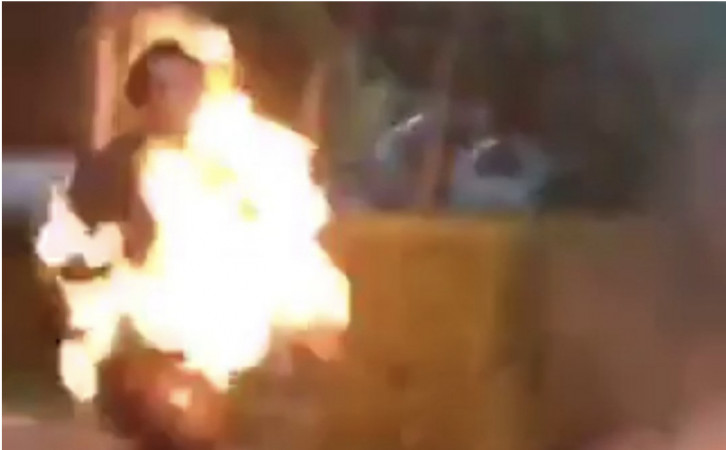 Transgender woman sets herself on fire in Tbilisi