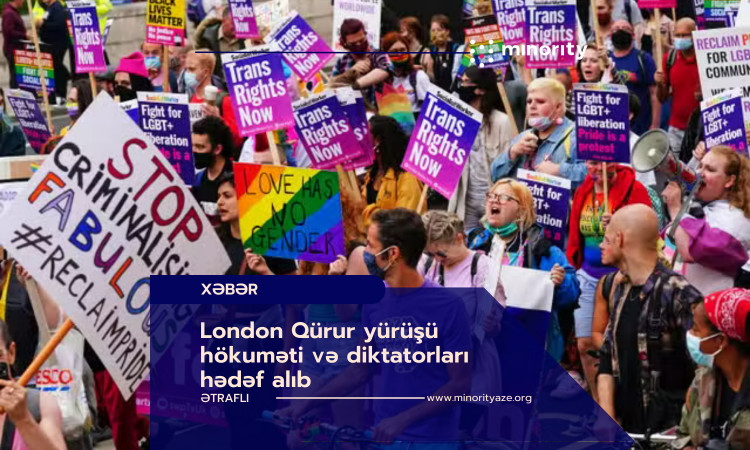 Protesters Target Government and Dictators at Pride in London