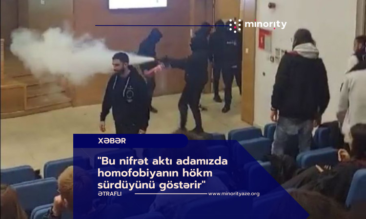 “This shows that homophobia reigns on our island”