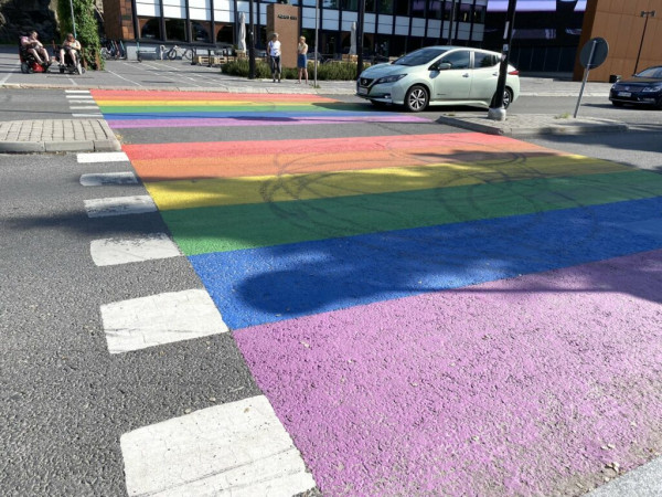 Police order Pride crossing to be painted over