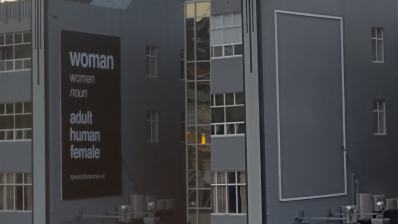 ‘Disturbing’ anti-trans billboard removed