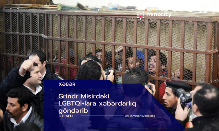 Grindr sent a warning message to LGBTQI+s in Egypt