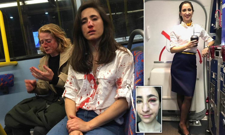 Lesbian couple beaten on London bus