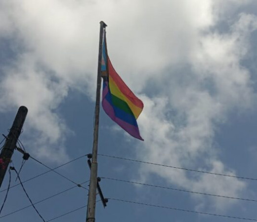 In a historic first, the Pride flag was publicly raised in Saint Lucia