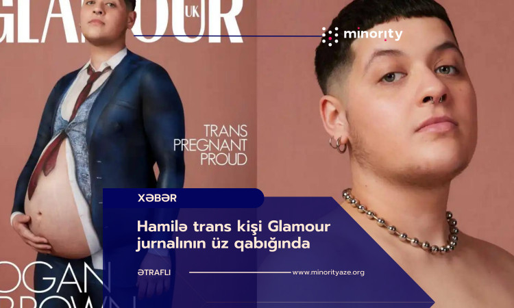 Pregnant trans man on cover of Glamour magazine